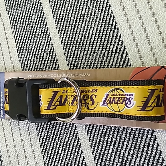NBA LA Lakers Dog Collar in size large - Picture 3 of 4